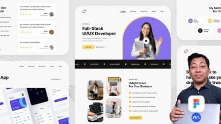 Complete UI UX Designer Bikin Web Portfolio dengan Figma Part 3