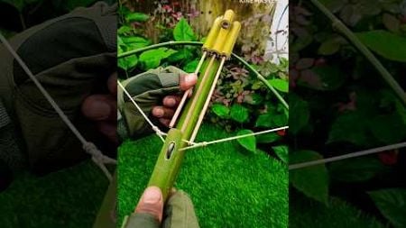 Handmade Unique Design Bamboo Slingshot #diy #craft #youtubeshorts #wood #bamboo