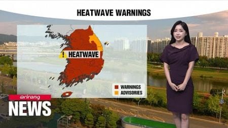 [Weather] Showers with heatwaves continue tomorrow