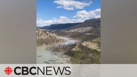 Water expected to begin flowing over top Chilcotin River blockage, officials warn