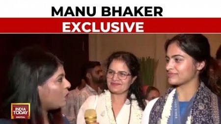 Manu Bhaker Exclusive: Manu Bhaker Returns After Olympics Heroics, Gets Rousing Reception At Airport