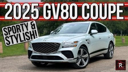 The 2025 Genesis GV80 Coupe e-S/C Brings More Style &amp; Sportier Vibes To A Well Rounded SUV