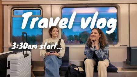 TRAVEL VLOG! 7 hour train from Amsterdam to Berlin