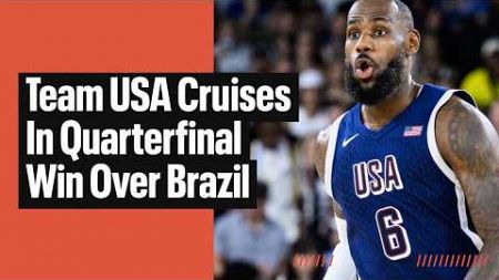 How Team USA men&#39;s basketball CRUISED past Brazil into the semifinals 🇺🇸