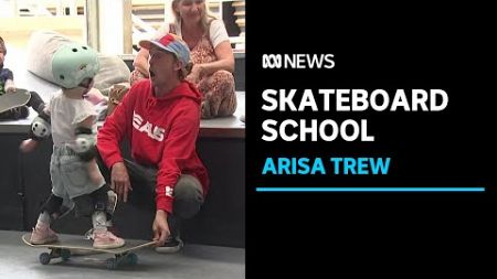 The skateboarding high school where Arisa Trew hones her craft | ABC News