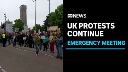 British PM holds another emergency meeting as violent unrest continues | ABC News