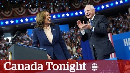 Kamala Harris, VP pick Tim Walz hold first rally as running mates | Canada Tonight