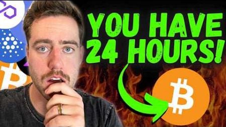 EMERGENCY MEETING! MONEY PRINTER STARTS IN 24 HOURS! (BITCOIN BOUNCE)