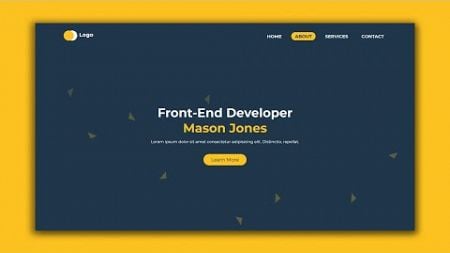 Responsive Website Layout with Animated Background | CSS Background Animation