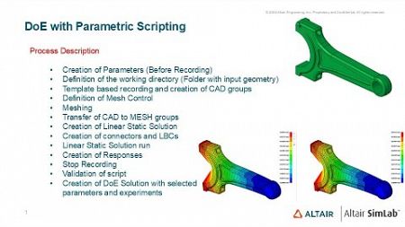 SimLab - Design of Experiment Parametric Scripting