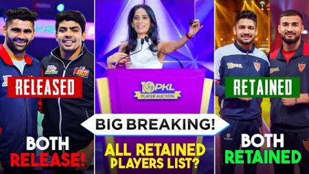 Pro Kabaddi : Big Players Released | Retained Players List Update | Sports Universe