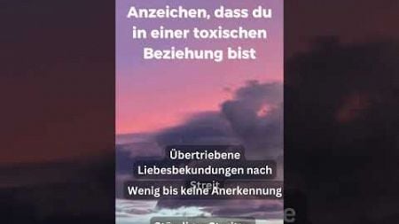 Leben ruiniert😧? 5 Warnsignale für toxische Beziehungen, die du nicht ignorieren darfst!