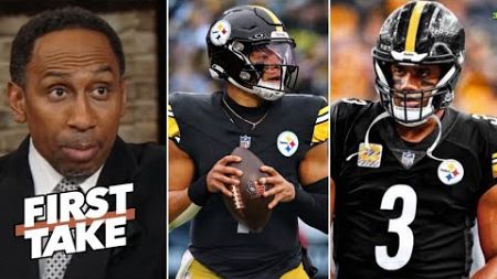 FIRST TAKE | Justin Fields era in Pittsburgh begins! - Stephen A. on Wilson being out for preseason