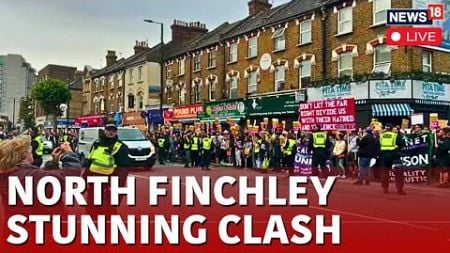 UK Live News | Left Wing Rally Supporting Immigrants In North Finchley | News18 Live | N18G