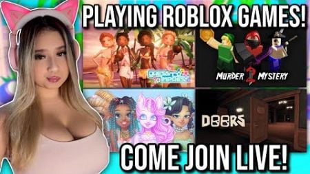 🔴 LIVE! Playing roblox games join me!