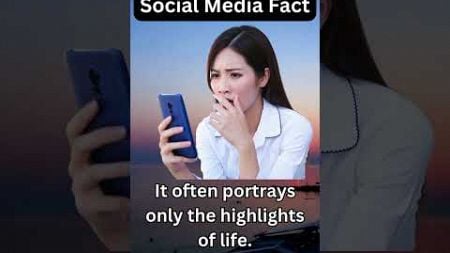 Social Media Fact: The Illusion of Perfection #mentalhealth