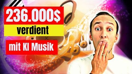 Mit KI Musik Geld verdienen 💥 236.000 $ verdient 🤑 (KI Chart Breaker Erfahrungen)