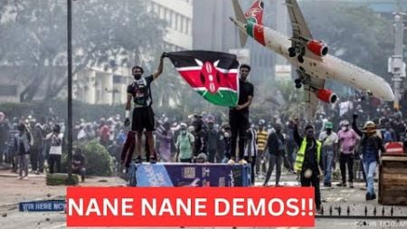 Live :GenZ&#39;s Nane Nane Demos D-Day in Nairobi!Live Scenes in CBD!