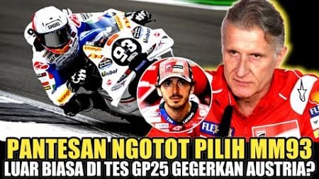 DIBONGKAR BOS MESIN!! | JUJUR NYA BIKIN PATAH HATI PECCO ~ MARC MARQUEZ MELESAT DI TES AUSTRIA?