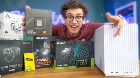 The TINY Ryzen 5 9600X Gaming PC Build! 🙌 RTX 4060, Lian Li A3 w/ Gameplay Benchmarks!