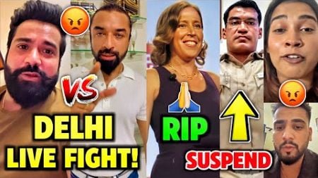 Rajveer Fitness Vs Ajaz Khan Delhi LIVE FIGHT! | Jailor Deepak Sharma Suspend | Elvish, Ranting Gola