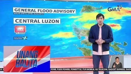 General flood advisory, itinaas ng PAGASA sa ilang bahagi ng Central... | Unang Balita