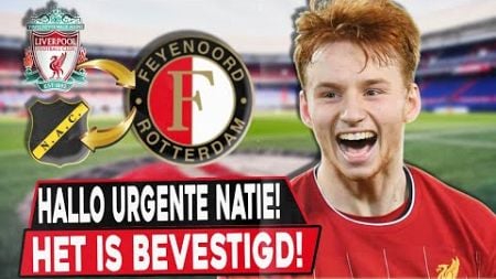 NU UIT! EERSTE HAND! HET IS ONTHULD! DAT ZAG JE NIET AANKOMEN! FEYENOORD ROTTERDAM NIEUWS