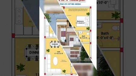 3. Small singlex &amp; Duplex house plan Design #shorts #viral #homeplan #homedesign #trending #home