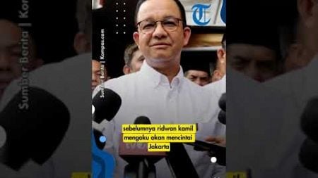 Anies Tanggapi Pernyataan RK Soal Mencintai Persija : Jangan Gabungkan Politik &amp; Sepak Bola