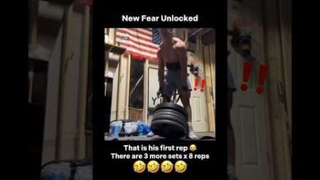 😱New Fear #6 Unlocked in the Gym‼️🥜🍌🛑 #fyp #gym #viral #gymtok #gymfunny #fitness #Only4Pack