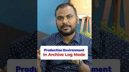 Why production environment to be in archive log mode when cloning ? | Learnomate Technologies