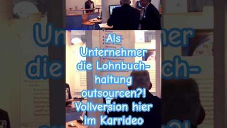 Als Unternehmer die Lohnbuchhaltung richtig outsourcen?! #shorts #short #shortvideo