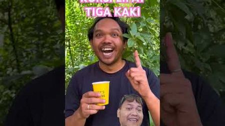 MAS YANTO BIKIN KURSI LIPAT TIGA KAKI KEREN ‼️ #survival #camping #bushcraft #satisfying #reaction