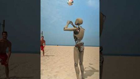 When AI Robots Show Off Their Volleyball Skills - Robot Technology Challenge