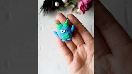 💙💚 cute clay craft idea 💚💙 #shortvideo #shorts #viralvideo #youtubeshorts