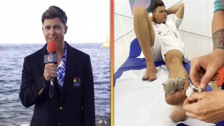 Colin Jost Shares WILD Foot Update After Olympics Exit