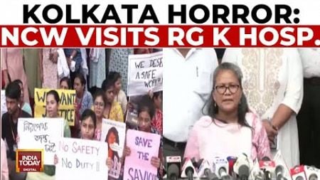 Kolkata Rape &amp; Murder Horror: NCW Team Visits RG Kar Hospital | Multiple Security Lapses: NCW