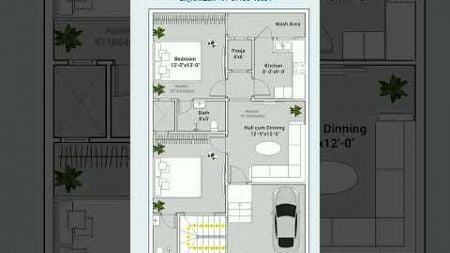 26x40 House plan 26 by 40 Home plan 26*40 घर का नक्शा #shorts #viral #homeplan #homedesign #trending