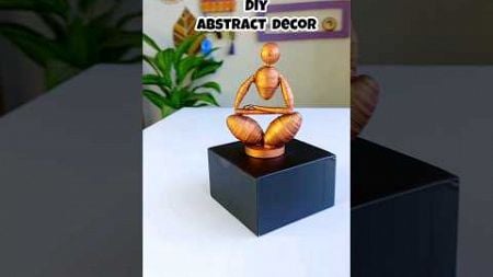 DIY from Paper??? Abstract Home Decor idea | #diy #papercraft #homedecor #art