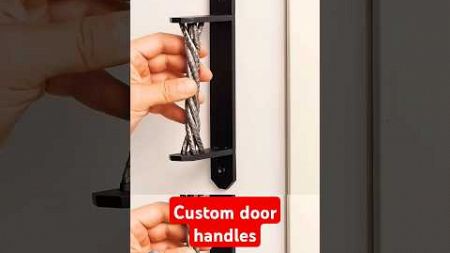 crafting custum door handles DIY style for your home #handmade #diy #forcraftssake #wood #shortvideo