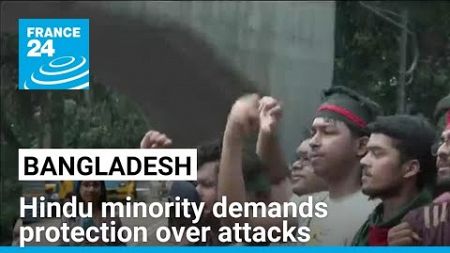 Hindu minority in Bangladesh demands protection amid retaliatory attacks • FRANCE 24 English