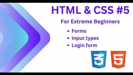 HTML Forms: Input Types and Building a Login Form | Web Development Tutorial | VOYAGER SHAHAB