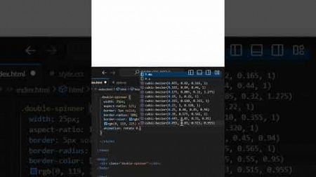 #day1 Create a Double Spinner #css #tipsandtricks #loading #cssanimation #csstricks #webdesign #html