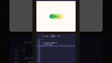 CSS Button Animation #shorts #learnhtml5andcss3 #button #webdevelopment #webdesign #coding #viral