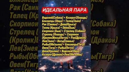 Идеальные муж и жена по совместимости #гороскоп #астрология #astrology #знакизодиака