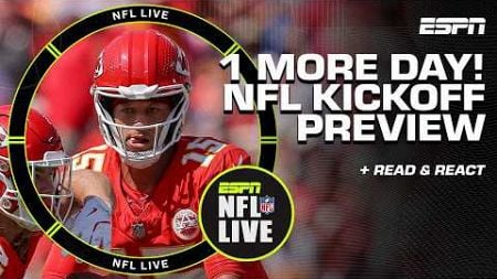 ONE MORE DAY 🏈 PREVIEWING NFL Kickoff between Ravens &amp; Chiefs 🔥 | NFL Live