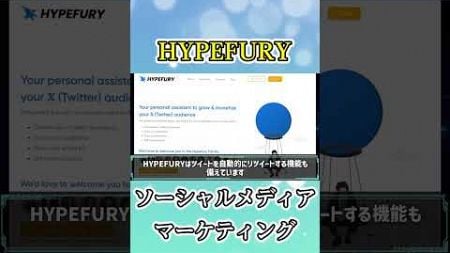 ソーシャルメディアマーケティング効率化ツールHYPEFURY#HYPEFURY