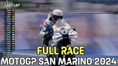 FULL RACE MOTOGP SAN MARINO 2024 HARI INI, MINGGU 8 SEPTEMBER 2024