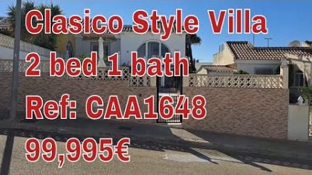 CAA1648 99,995€ Spanish Mediterranean House Tour. Spain real estate. villa tour Spain. Camposol