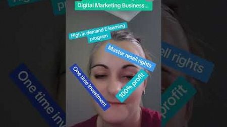 Reasons why you should start your Digital Marketing Business...You will become financially free. Yes